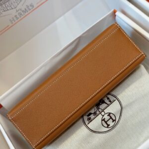 Túi Xách Hermes Pochette Replica 11 Nữ Màu Nâu 34x15x6cm (1)