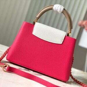 Túi Xách Louis Vuitton LV Capucines BB Replica 11 Cao Cấp Màu Đỏ 27x18x9cm (2)