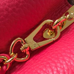 Túi Xách Louis Vuitton LV Capucines BB Replica 11 Cao Cấp Màu Đỏ 27x18x9cm (2)