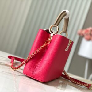 Túi Xách Louis Vuitton LV Capucines BB Replica 11 Cao Cấp Màu Đỏ 27x18x9cm (2)