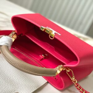Túi Xách Louis Vuitton LV Capucines BB Replica 11 Cao Cấp Màu Đỏ 27x18x9cm (2)