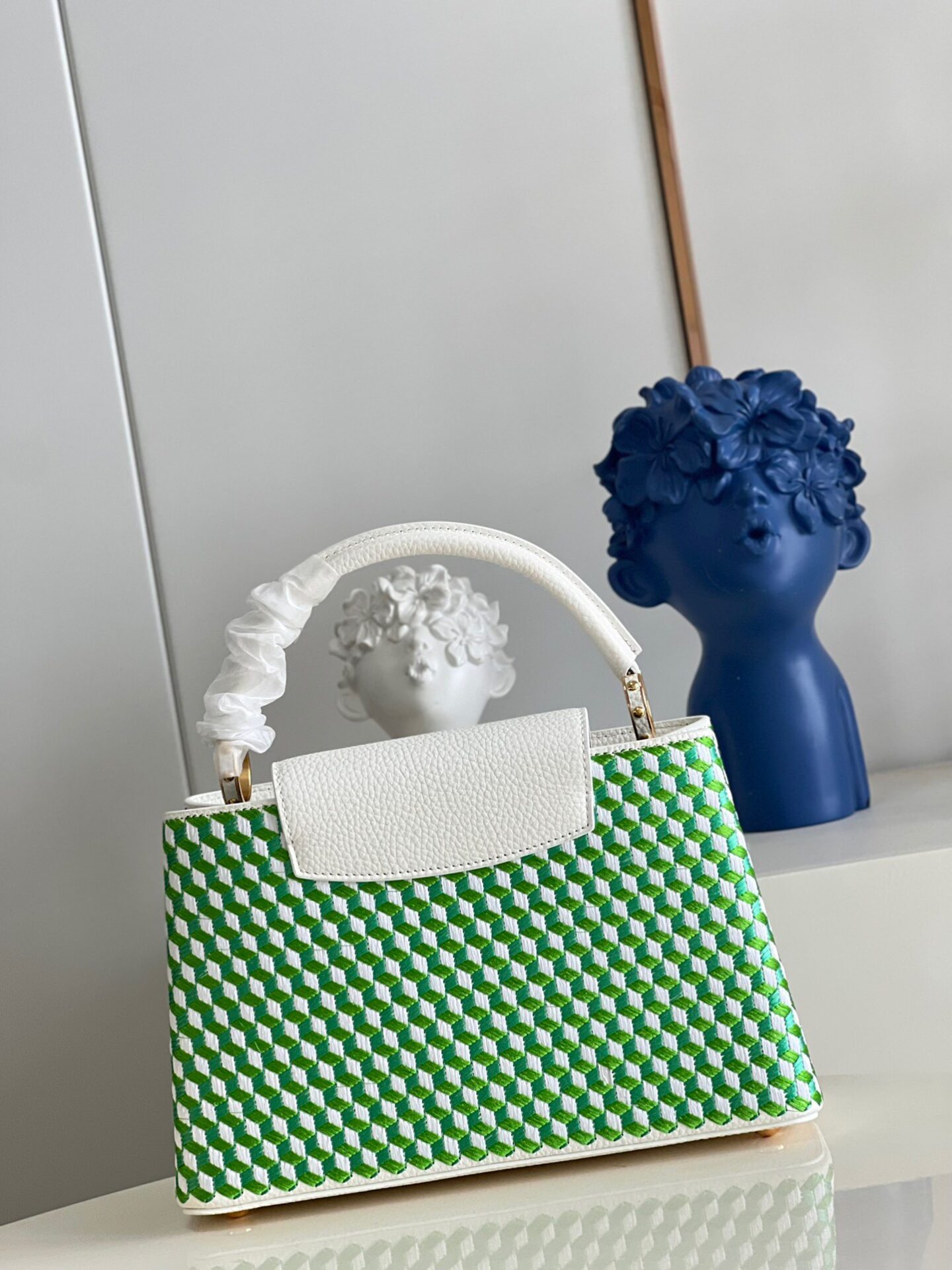 Túi Xách Louis Vuitton LV Capucines PM Họa Tiết Đan Replica 11 27cm (5) Túi Xách Louis Vuitton LV Capucines PM Họa Tiết Đan Replica 11 27cm (2)