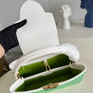 Túi Xách Louis Vuitton LV Capucines PM Họa Tiết Đan Replica 11 27cm (2)