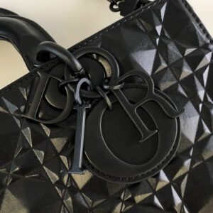 Túi Xách Nữ Dior Họa Tiết Kim Cương Siêu Cấp 26cm (2)