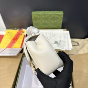 Túi Xách Nữ Gucci Marmont Màu Trắng Cao Cấp 22cm (2)