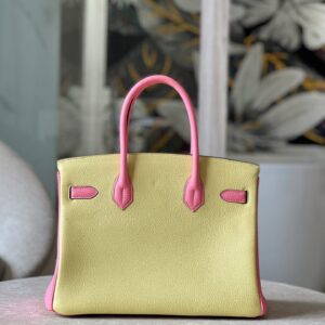 Túi Xách Nữ Hermes Birkin 30 Togo Ghw Rep 11 Mix 2 Màu 30cm (2)