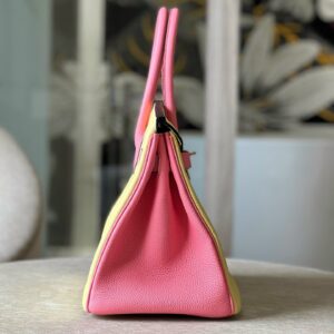 Túi Xách Nữ Hermes Birkin 30 Togo Ghw Rep 11 Mix 2 Màu 30cm (2)