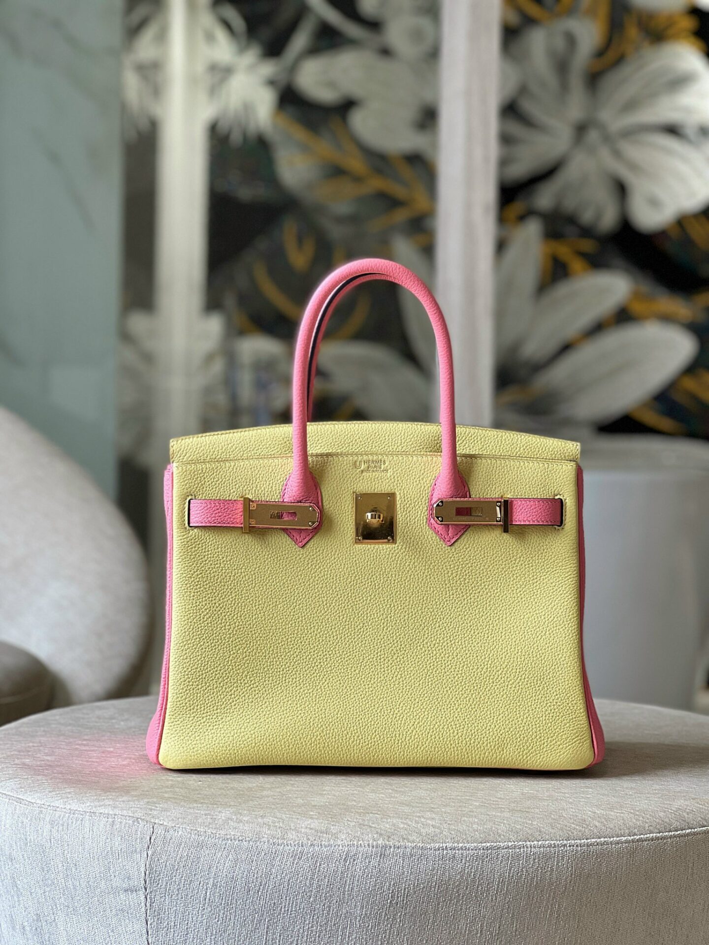 Túi Xách Nữ Hermes Birkin 30 Togo Ghw Rep 11 Mix 2 Màu 30cm (5) Túi Xách Nữ Hermes Birkin 30 Togo Ghw Rep 11 Mix 2 Màu 30cm (2)