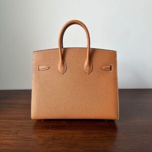 Túi Xách Nữ Hermes Birkin Epsom Replica 11 Màu Nâu 25cm (2)