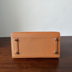 Túi Xách Nữ Hermes Birkin Epsom Replica 11 Màu Nâu 25cm (2)