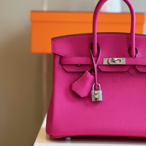 Túi Xách Nữ Hermes Birkin Mix Phw Togo Replica 11 Cao Cấp 25cm (2)