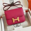 Túi Xách Nữ Hermes Constance Màu Hồng Replica 11 Cao Cấp 19cm (2)