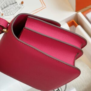 Túi Xách Nữ Hermes Constance Màu Hồng Replica 11 Cao Cấp 19cm (2)