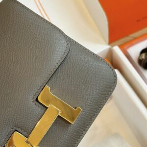 Túi Xách Nữ Hermes Constance Màu Xám Replica 11 Cao Cấp 19cm (2)