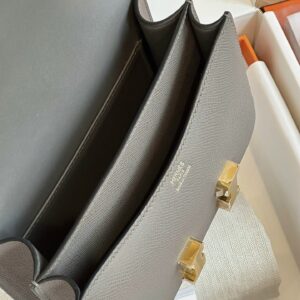 Túi Xách Nữ Hermes Constance Màu Xám Replica 11 Cao Cấp 19cm (2)