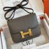 Túi Xách Nữ Hermes Constance Màu Xám Replica 11 Cao Cấp 19cm (2)