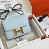 Túi Xách Nữ Hermes Constance Màu Xanh Siêu Cấp 19cm (2)
