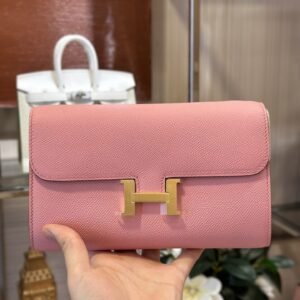 Túi Xách Nữ Hermes Constance Wallet Rep 11 Cao Cấp Màu Hồng 20 (2)