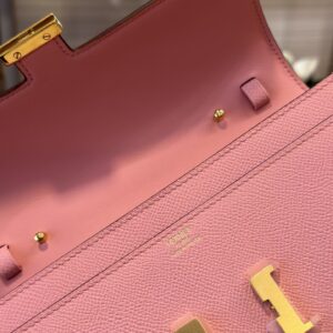 Túi Xách Nữ Hermes Constance Wallet Rep 11 Cao Cấp Màu Hồng 20 (2)
