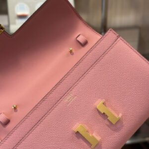 Túi Xách Nữ Hermes Constance Wallet Rep 11 Cao Cấp Màu Hồng 20 (2)