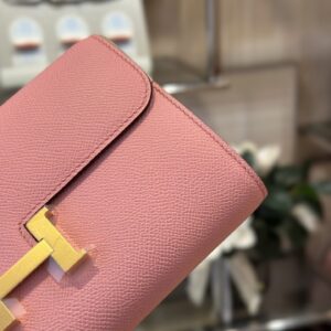 Túi Xách Nữ Hermes Constance Wallet Rep 11 Cao Cấp Màu Hồng 20 (2)