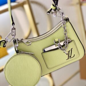 Túi Xách Nữ Louis Vuitton LV Marellini Siêu Cấp Màu Xanh 19x13,5x6,5cm (2)