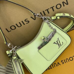 Túi Xách Nữ Louis Vuitton LV Marellini Siêu Cấp Màu Xanh 19x13,5x6,5cm (2)