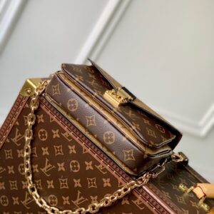Túi Xách Nữ Louis Vuitton Metis Mini Họa Tiết Monogram Replica 11 21.5x13 (2)
