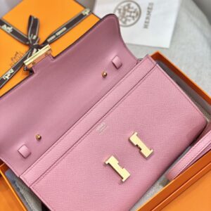 Túi Xách Nữ Siêu Cấp Hermes Woc Màu Hồng Phấn 20cm (1)