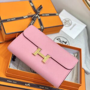 Túi Xách Nữ Siêu Cấp Hermes Woc Màu Hồng Phấn 20cm (1)
