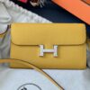 Túi Xách Nữ Siêu Cấp Hermes Woc Màu Vàng 20cm (2)