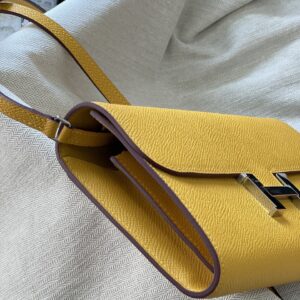 Túi Xách Nữ Siêu Cấp Hermes Woc Màu Vàng 20cm (2)