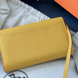 Túi Xách Nữ Siêu Cấp Hermes Woc Màu Vàng 20cm (2)