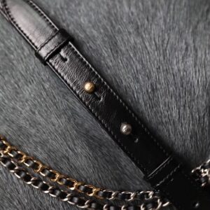 Túi Xách Siêu Cấp Chanel Gabrielle Nữ Màu Đen 20cm (2)