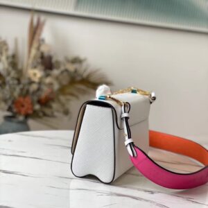 Túi Xách Siêu Cấp Louis Vuitton LV Twist Màu Trắng 24cm (2)