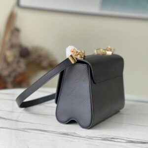 Túi Xách Siêu Cấp Louis Vuitton LV Twist Nữ Màu Đen 24cm (2)