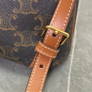 Balo Cao Cấp Celine Folco Like Auth Họa Tiết Monogram 17x20x10cm (2)