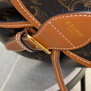 Balo Cao Cấp Celine Folco Like Auth Họa Tiết Monogram 17x20x10cm (2)