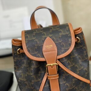 Balo Cao Cấp Celine Folco Like Auth Họa Tiết Monogram 17x20x10cm (2)