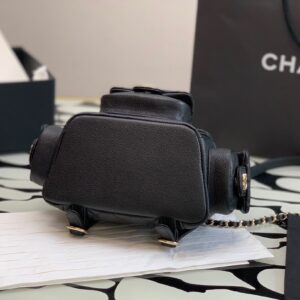 Balo Chanel Mini Màu Đen Replica 11 Cao Cấp 21.5x19 (2)