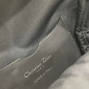 Balo Dior Mini Vải Họa Tiết Oblique Like Auth 24x10x16cm (2)