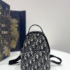 Balo Dior Mini Vải Họa Tiết Oblique Like Auth 24x10x16cm (2)