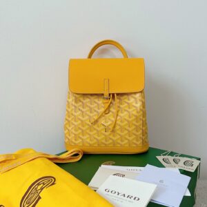 Balo Goyard Mini Replica 11 Cao Cấp Nữ Màu Vàng 23x19cm (2)