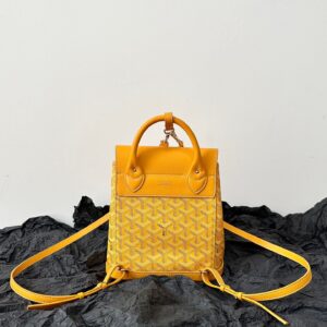 Balo Goyard Mini Replica 11 Cao Cấp Nữ Màu Vàng 23x19cm (2)