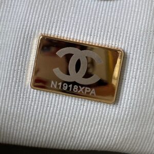 Balo Nữ Chanel Charm Mini Chất Da Mịn Replica 11 Màu Trắng 18x18x8cm (2)