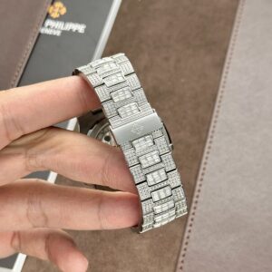 Patek Philippe Nautilus 5719 Nam Đính Đá Máy Thụy Sỹ 40mm (8)