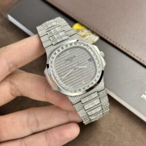 Patek Philippe Nautilus 5719 Nam Đính Đá Máy Thụy Sỹ 40mm (8)