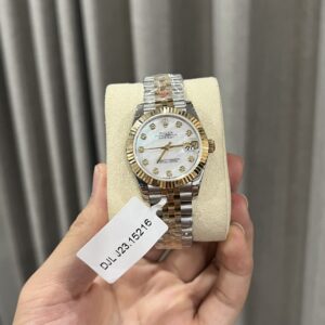 Rolex DateJust Nữ Bọc Vàng Thật Mặt Xà Cừ GM Factory 31mm (4)