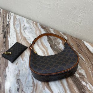 Túi Celine Triomphe Replica 11 Cao Cấp Họa Tiết Monogram 23x14x7cm (2)