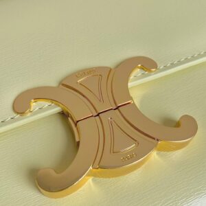 Túi Celine Triomphe Shoulder Bag Rep 11 Cao Cấp Nữ Màu Vàng 18 (2)